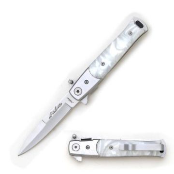 Snake Eye Tactical Stiletto Spring Assist Knife 4" Closed/W Clip